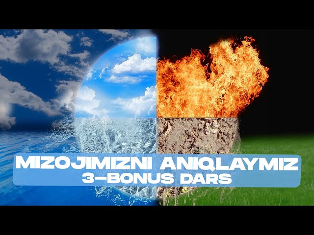 3-bonus dars | Mizojimizni aniqlaymiz (3) | Doktor Gulbahor