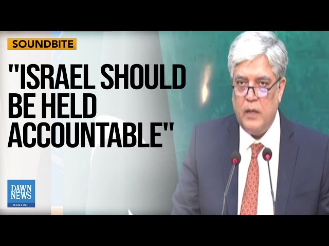 Pakistan Urges The World To Develop A 'Concrete Plan' To Rebuild Gaza | Dawn News English