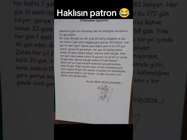 Patrona aynen katılıyorum 🤪