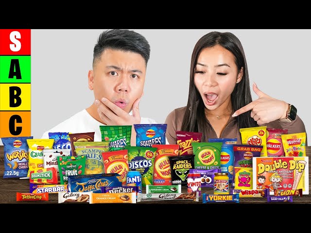 Australian Asians Trying BRITISH Snacks!