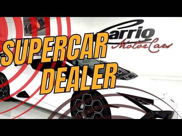 How to own a Supercar Dealership at 26! Carrio Motor Cars Pushmanmitch x Jacob Carrio