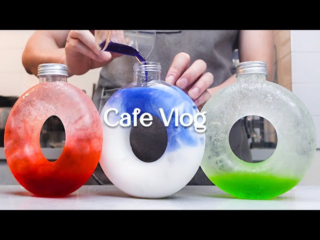 💯행복한 주말을 보낼 준비 되셨나요?⛅1 hours/Cafe Vlog/ASMR/Tasty Coffee#183