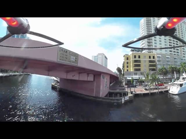 Stabilized 360 Drone Footage - Bridge Inspection