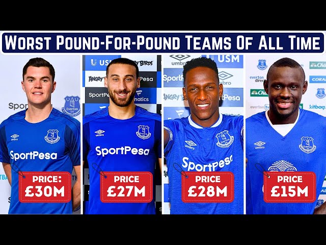 7 Worst Pound-For-Pound Football Teams of All Time