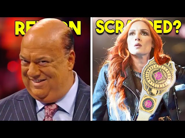 Paul Heyman WWE Return Rumors...Dave Meltzer Under Fire...WWE Title Plans Scrapped?...Wrestling News