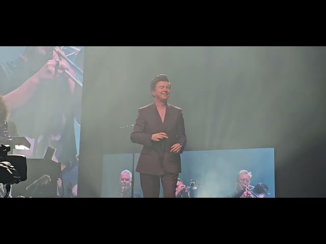 Rick Astley she wants to dance with me Manchester 2024