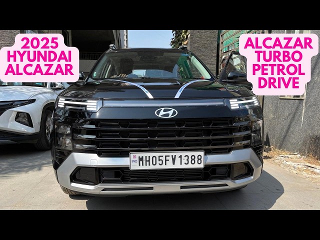 2025 Hyundai Alcazar 1.5 L Turbo Petrol | A Hyundai Premium 7 Seater SUV Drive @caarnavtech