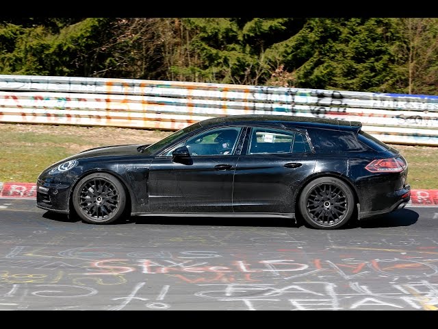 Porsche Panamera Shooting Brake spy video