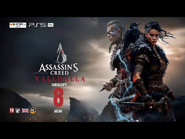 🟡 Ani Baskın I Assassin's Creed Valhalla I 4K HDR I PS5 PRO Oynanış I Bölüm 8