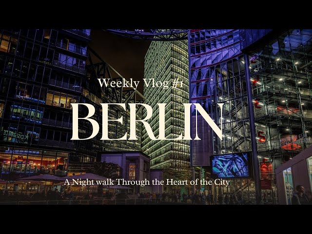 Berlin, Germany | night walk in the city | nightlife vibes |  4k City walking #vlog #berlin #germany