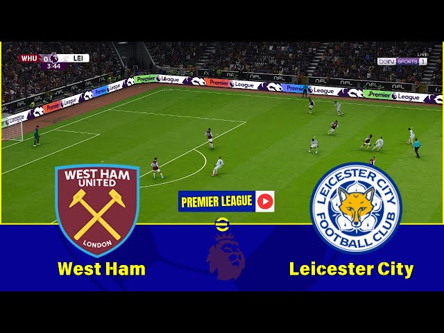 eFootball PES West Ham United vs Leicester City - Premier League 2024/25 - Watch Along