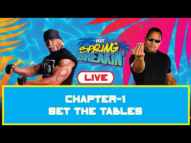 CHAPTER 1: Set The Tables , The Rock Vs Hulk Hogan , WWE 2k24 Gaming Live Stream