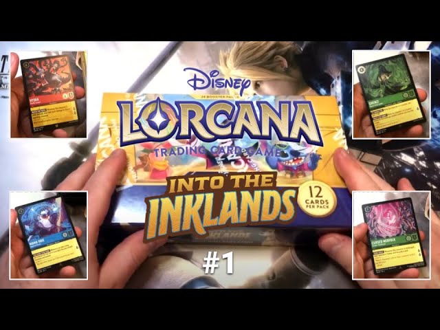 Disney Lorcana "Into The Inklands" Booster Box Opening #1 NO COMMENTARY