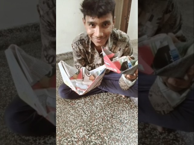 How To make News paper boat only 1 miutes  paper boat nees paper l boot..............???