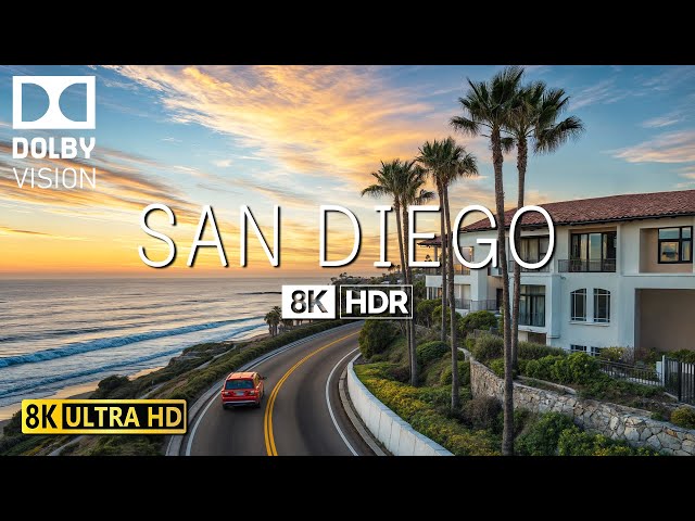 8K HDR 60FPS Dolby Vision – San Diego’s Beaches, Cityscapes, and Beyond