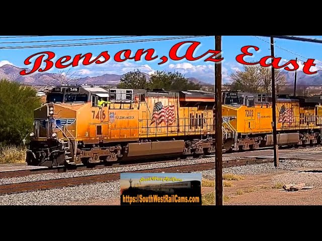 Benson, AZ | UPRR Lordsburg Sub, MP 1032 - East | SouthWest RailCams LIVE