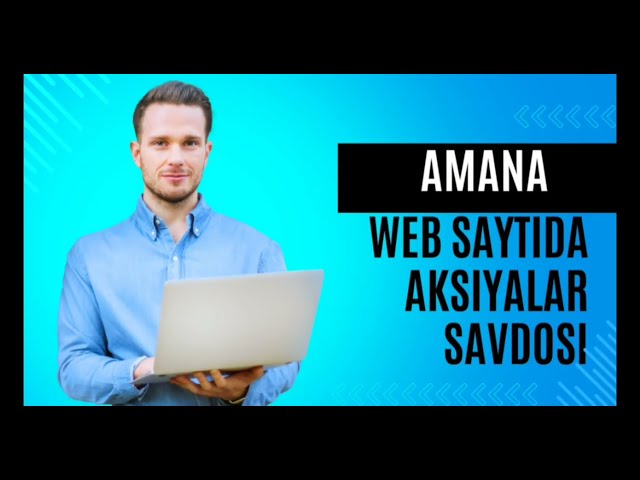 Amanada web saytida real hisob bilan ishlash