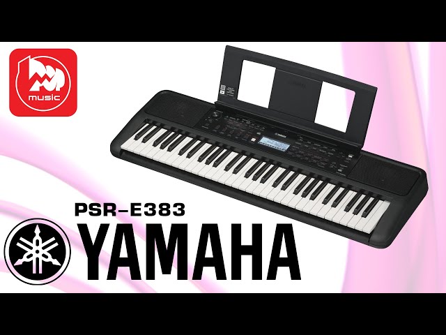 YAMAHA PSR-E383 - новый синтезатор для дома