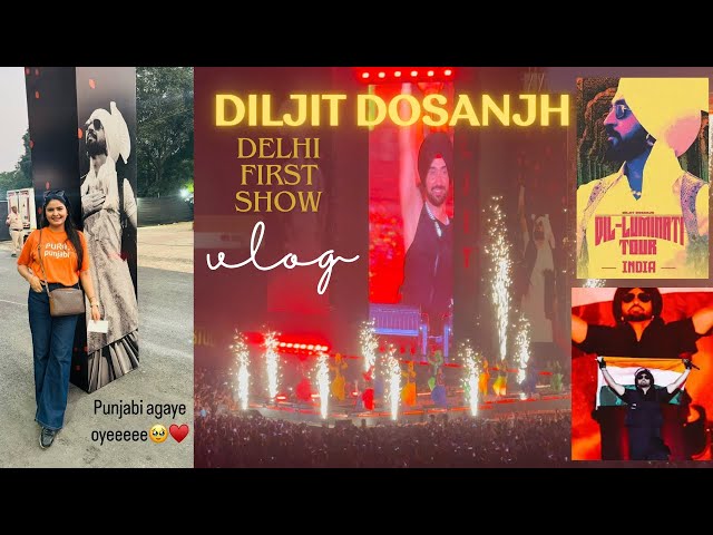 DILJIT DOSANJH's Dil-luminati Tour *Goosebumps* Experience #diljitdosanjh #vlog