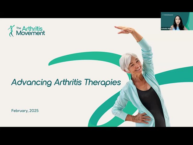 Advancing Arthritis Therapies