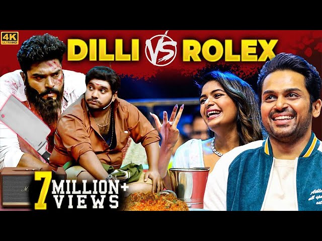 ROLEX vs DILLI 😱 Karthi to Lokesh "Vikram 3 Idea கிடைச்சிருச்சு"🔥Kickass LIVE Performance on Stage😍