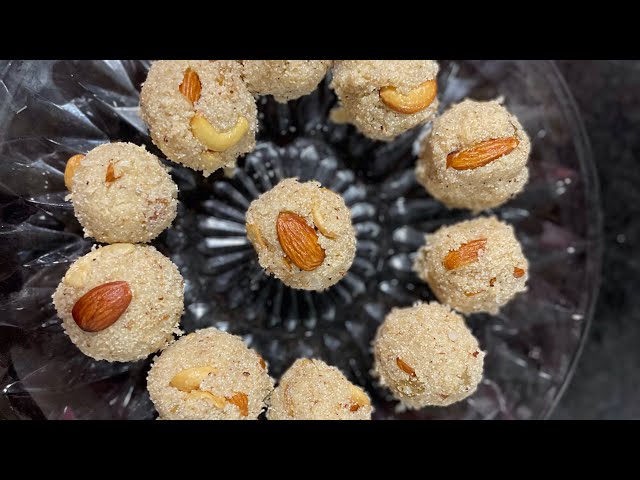 Soft and yummy RAVA LADDU recipe in telugu