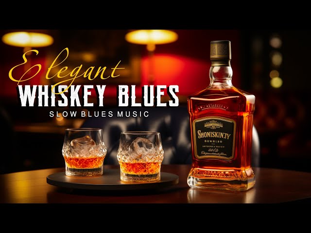 Elegant Whiskey Blues Music🥃 Positive Blues and Slow Rock Ballads for Peaceful Background Relaxation