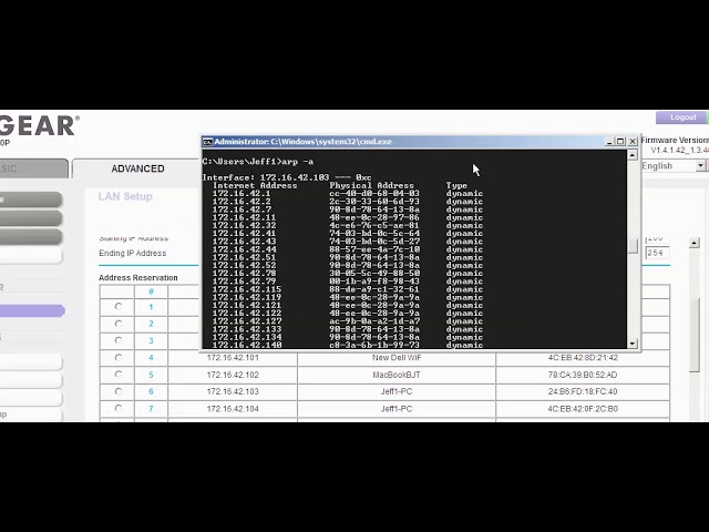 How to use a MAC Address for LAN IP address Reservation