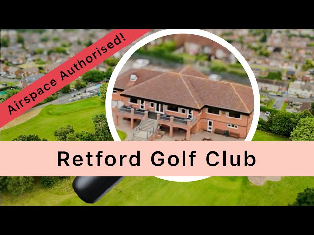 Drone FLIGHT over Retford Golf Club - AMAZING views!