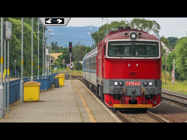 České Dráhy (ČSD) T478 4066 - Janovice n./Úhl [17.07.23]