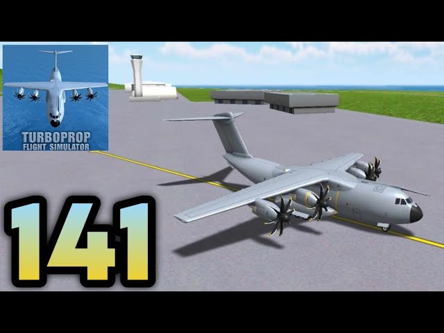 Turboprop Flight Simulator - Gameplay Walkthrough Part 141 - TAXIING & TAKEOFF Mission (Android)