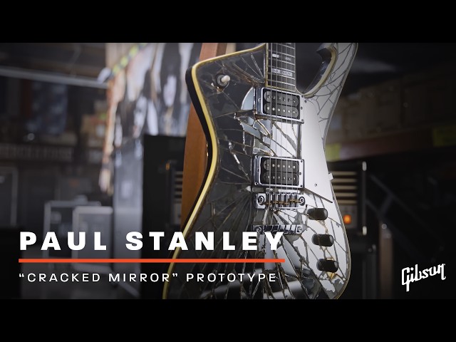 Paul Stanley Shows Mark Agnesi his “Cracked Mirror” & PS-10 Guitars