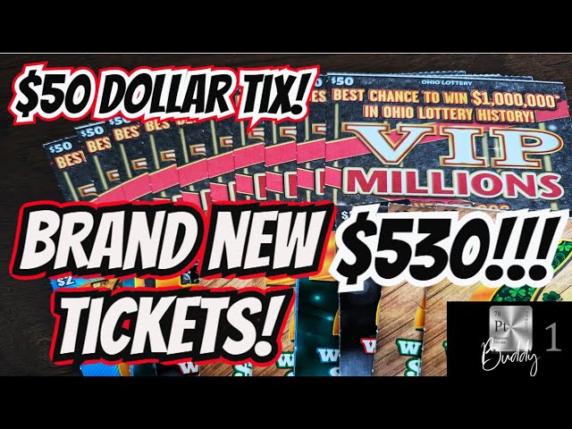 🔴🟡 BRAND NEW TICKETS!🔴🟡VIP MILLIONS!🔴🟡Most Expensive Ticket in Ohio🔴🟡Ohio Lottery Scratch Off🔴🟡