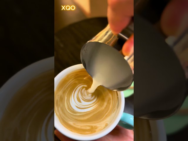 Practice makes perfect, making latte