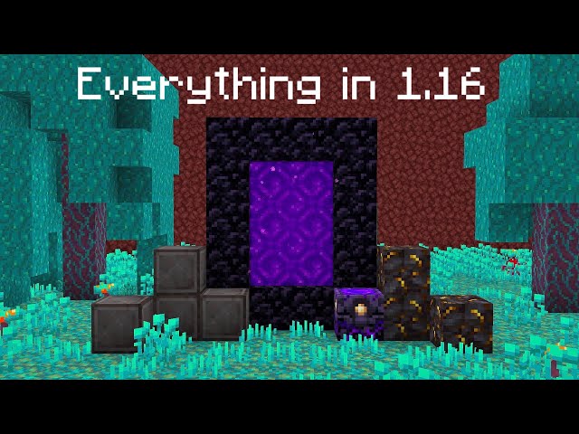 Everything in Minecraft 1.16 in 76 seconds or less