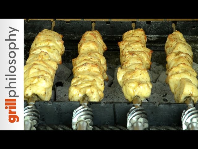 Chicken spit-roast kontosouvli scented | Grill philosophy