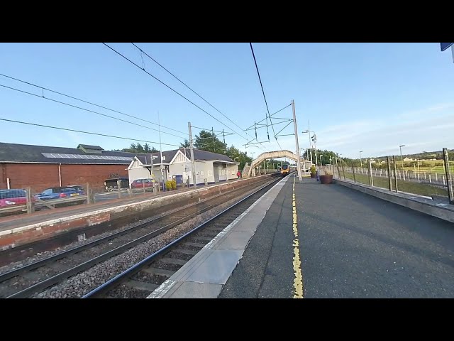 Cross Country Voyager passes through Carluke on 2021-08-14 at 1952 in VR180