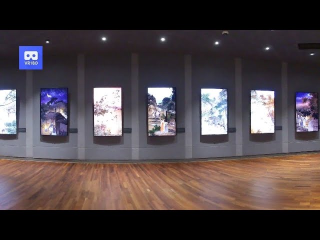 3D 180VR 4K Samsung Digital Art Museum 360VR