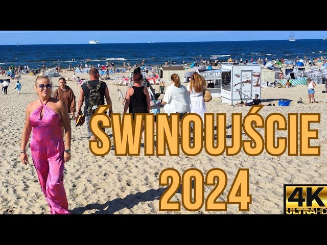 Świnoujście - Lato 2024 | Spacer po mieście i plaży (4k-60fps)