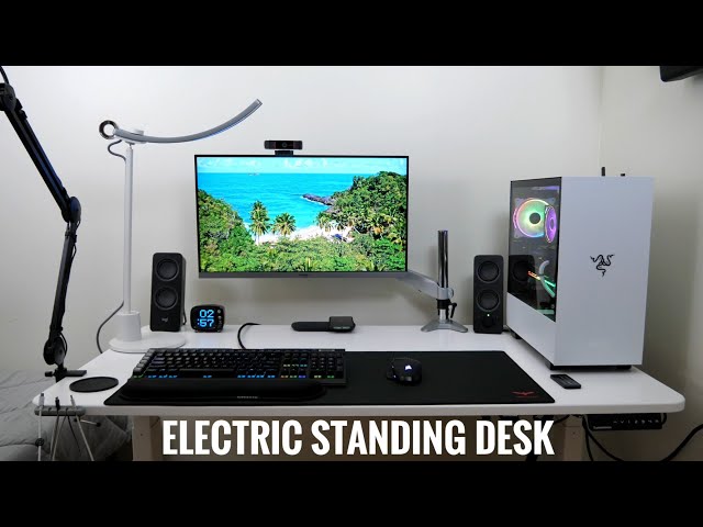 Autonomous SmartDesk 2 Premium Review | Best Electric Standing Desk? & My Desk Set up 2020