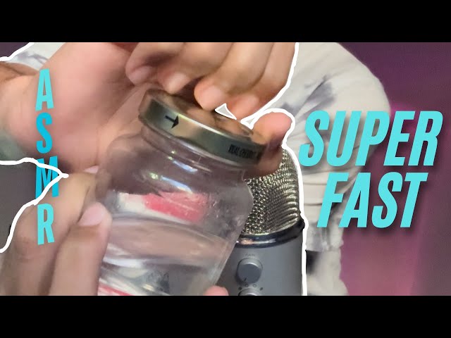 ASMR | SUPER FAST TAPPING AND MOUTHSOUNDS