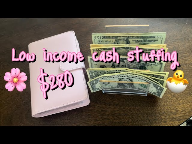 Low Income Cash Stuffing |$280| April Paycheck #1 #cashstuffing