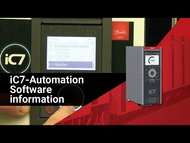 How to find software information on the iC7-Automation