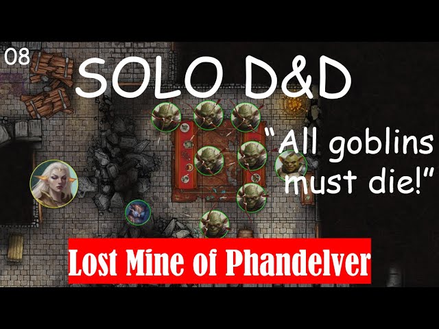 Ep.8 Into Cragmaw Castle. Solo D&D playthrough: Lost Mine of Phandelver