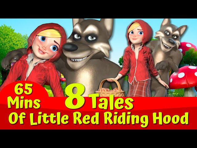 🔴Little Red Riding Hood & The Big Bad Wolf 🔴🐺I Eight Tales I Animated Fairytales🌟