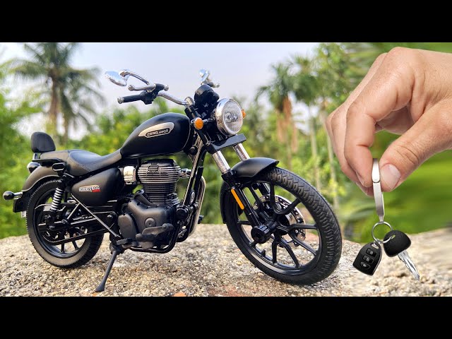 Live Stream 🔴 Unboxing of Scale 112 Model Royal Enfield Meteor 350  Miniature  diecast bikes 🤩⚡