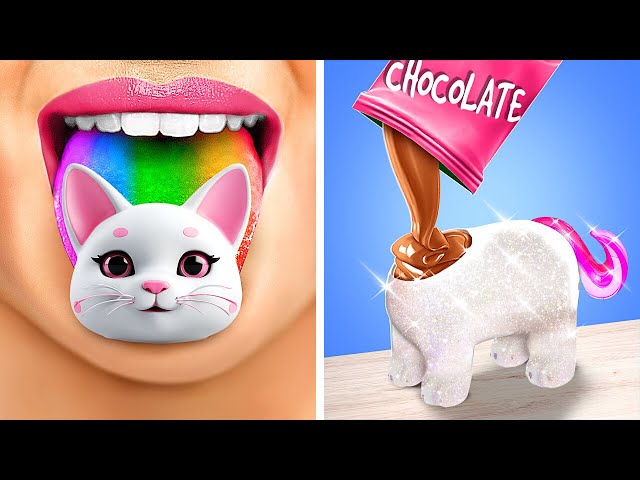 From Calm to CHAOS! 🐾 Watch What These Crafts Did to This Cat! #CrazyHacks #DIYDrama #LOL