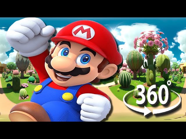 🔍 Find  Mario  in 360° VR  Animation  237  Super Mario