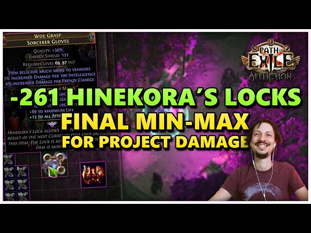 [PoE] 261 Hinekora's Locks - The Final Minmax for Project Damage - Stream Highlights #815