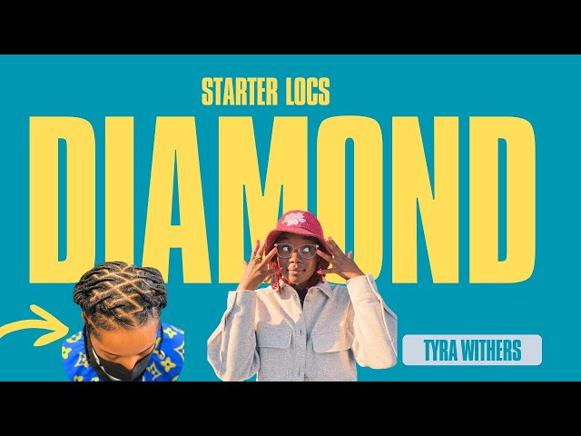 🤩EASY Starter Loc Tutorial: Diamond Parts🔥#starterlocs #loctutorial #shortsviral #locs #locmethod